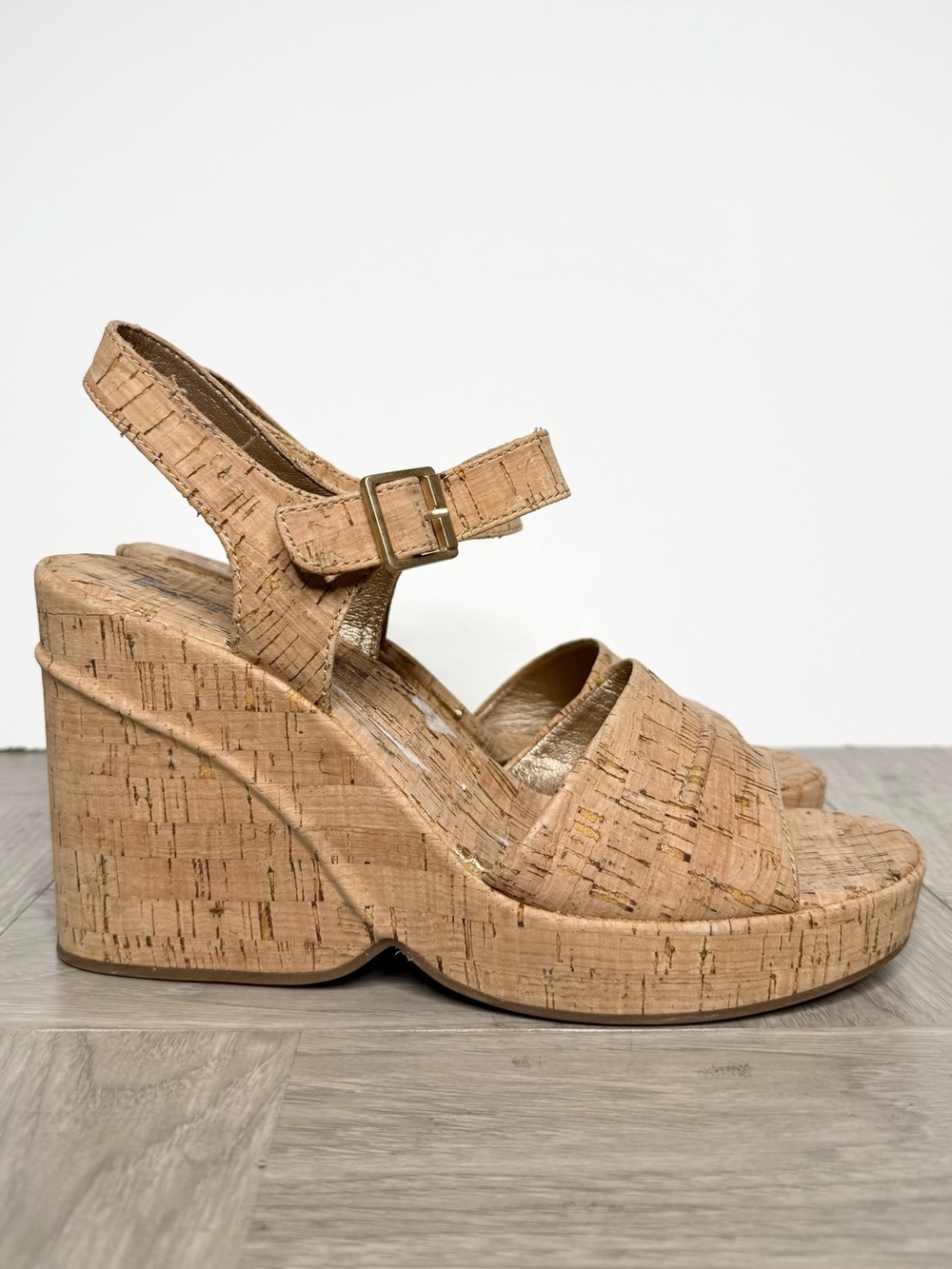 Korks Kork Ease Cork Wedge Sandal 11M